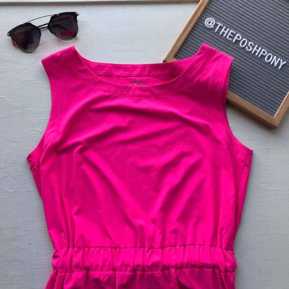 Hot Pink Athleta Astra Dress